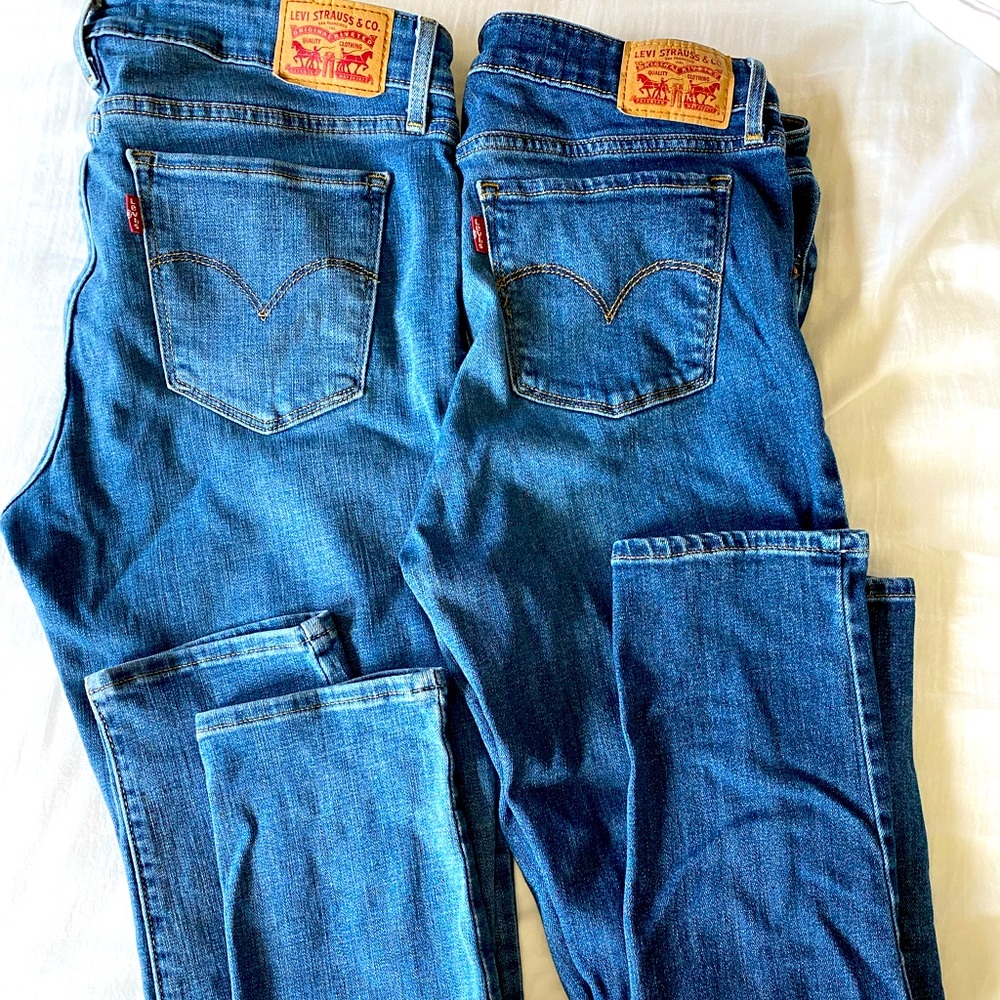 3 for price of 1 womens Levi 711 skinny jeans